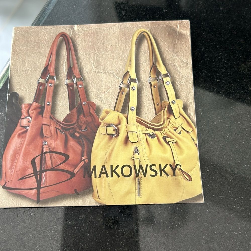 B. Makowsky Gold Handbag - Picture 8 of 10